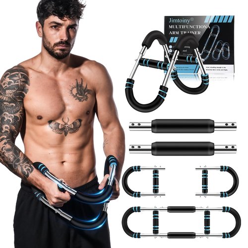 Jimtoiny Professional Twister Arm Trainer, Adjustable 60-100lb Chest Workout Equipment for Men, Portable Detachable Design for Home Gym, Arm Chest and Shoulder Muscle Strength Exerciser Training