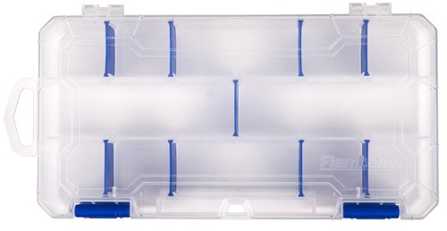Flambeau Outdoors 3003 Tuff Tainer, Fishing Tackle Tray Box, Includes [9] Zerust Dividers, 18 Compartments