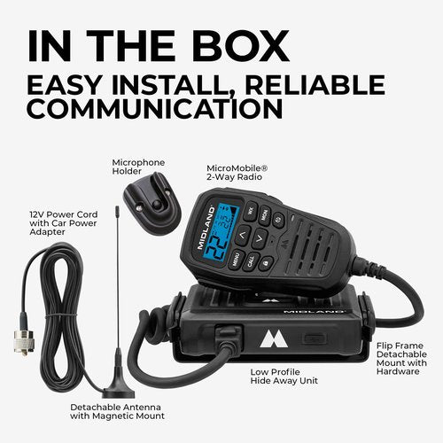 Midland MXT275 MicroMobile GMRS 2-Way Radio