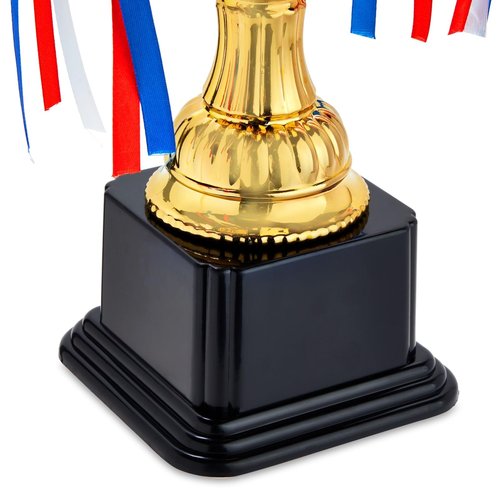 Juvale 16.63 Inch Large Gold 1st Place Championship Trophy Cup - Trophy Award for Football, Soccer and Fantasy Sports Competition