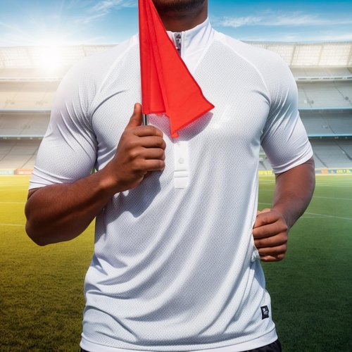 Wionin 4pcs Sports Referee Flags Mixed Color Flags