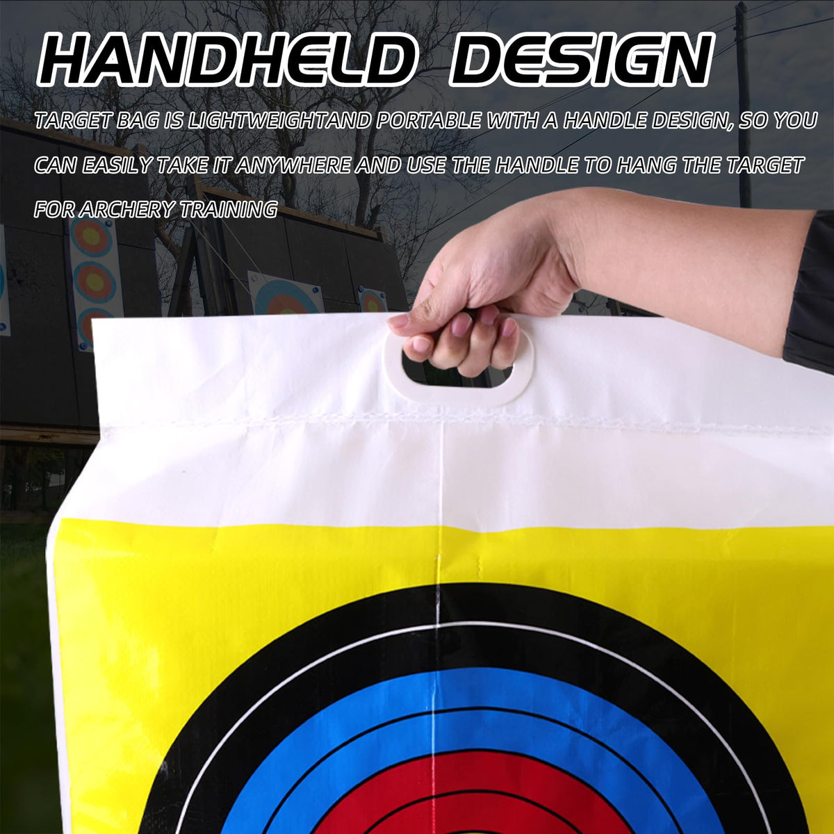 Archery Target Bag Weatherproof Outdoor Range Field Point Backyard Shooting Practice Only Replacement Cover