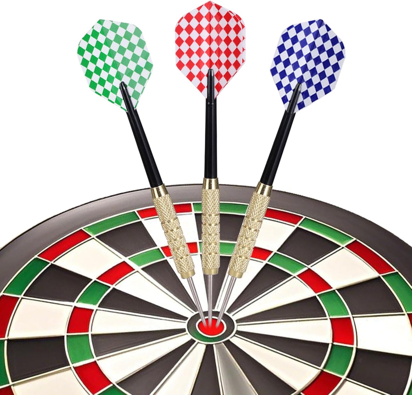 18Grams Steel Tip Darts, 18Pcs Professional Metal Tip Darts, Premium Darts Set, Standard Flights, Dart for Dartsboard, Dart for Indoor Sport