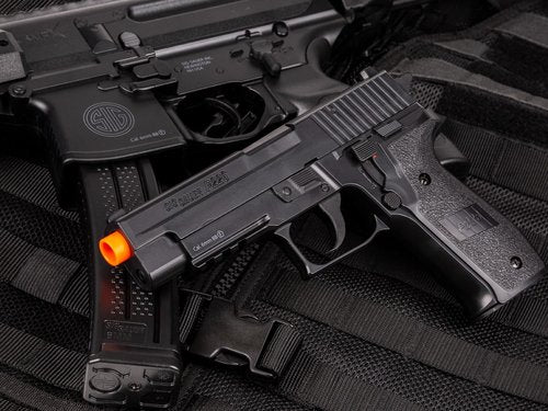 Sig Sauer SIG1 MPX Spring Airsoft Rifle Kit with P226 Spring Pistol | Molded Polymer Construction for Enhanced Durability (AIR-S1-MPX226)