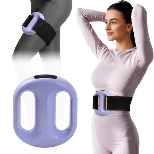 Small Lightweight Vibration Plate Portable,Handheld Lymphatic Drainage Massager,Exercise Shaker Machine for Weight Loss,Cordless and Mini，8-Level Adjustable, Purple