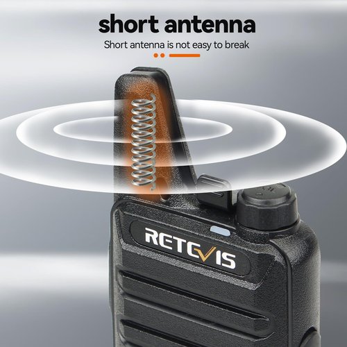 Retevis RT22 Two Way Radio Long Range Rechargeable,Portable 2 Way Radio, USB Charging, Handsfree Walkie Talkies for Adults Cruise Hiking Hunting Skiing(4 Pack)