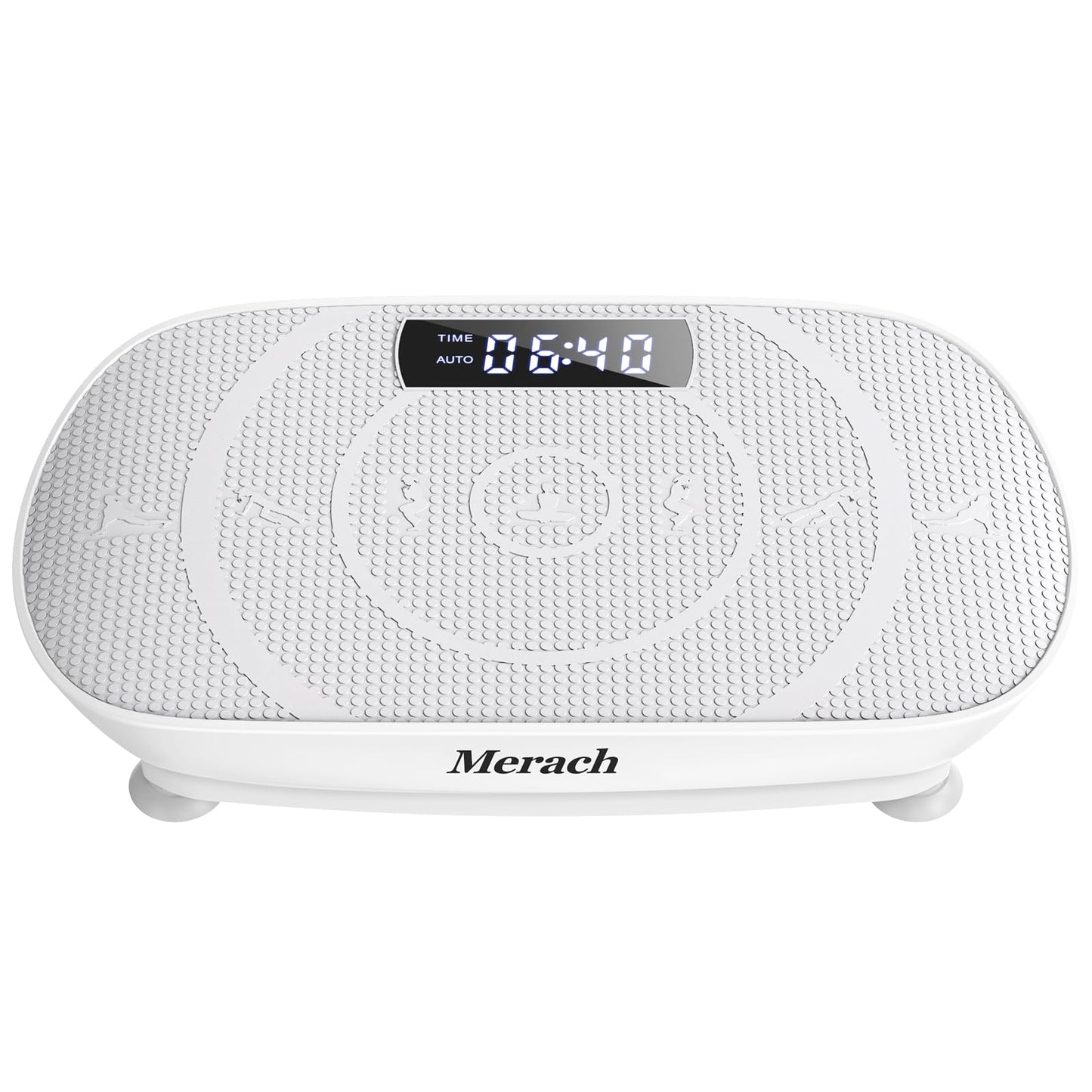 Merach Vibration Plate Exercise Machine, Whole Body Workout Power Vibrate Fitness Platform Vibration Plate Silent Motor Speed Control