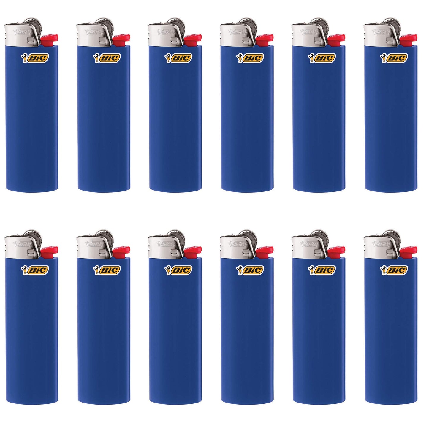 BIC Classic Maxi Pocket Lighter, Blue, 12-Pack (Packaging May Vary)