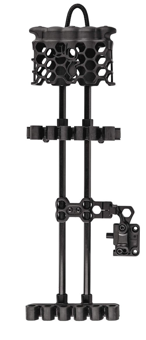 Trophy Ridge Hex Light Archery Arrow Quiver, Black