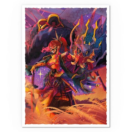 Dragon Shield Standard Sleeves: Matte Art: Japanese Artist Series 2: The Fallen (100ct)