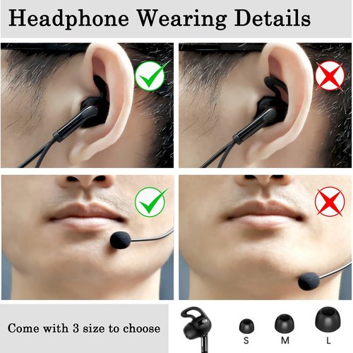 GaiRen Referee Communication System, Professional FBIM Referee Headsets with Earphone for Soccer Volleyball Ofiicial Football Handball (2 Pack)