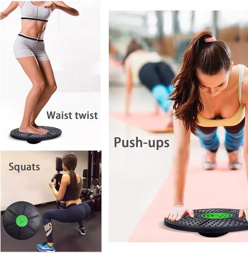 Balance Board Maze, 10°-30° Tilt Non-Slip Round Fitness Wobble Boards, Core Strength Stability, Yoga/Pilates For Home Gym Office (Purple,1*pcs)