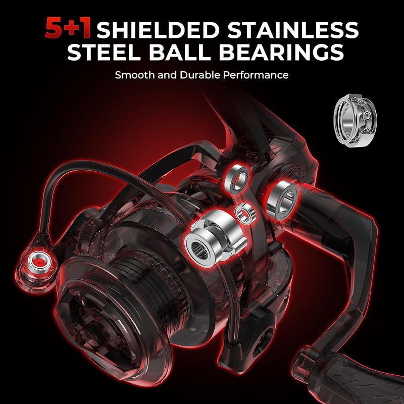 Royale Legend II Spinning Reel 5.2:1 - 6.2:1, Black - KastKing Royale Legend II+3000 Variation