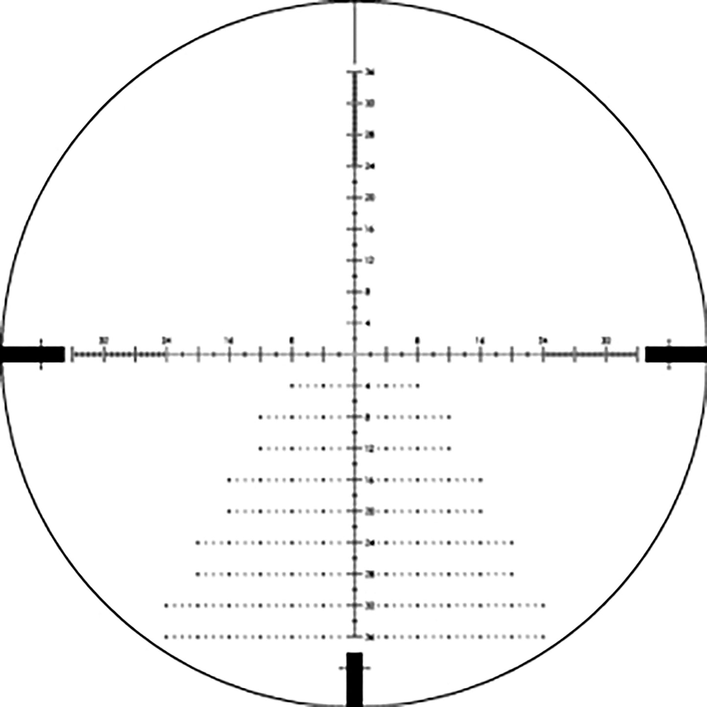 Vortex Optics Diamondback Tactical 4-16x44 First Focal Plane Riflescopes - EBR-2C (MOA) Tactical Reticle , black