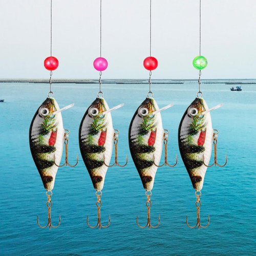 QfwdfcTrenz 1000 Pcs 5mm Fishing Beads Accessories Set, Round Float Glow Fish Line Beads Hard Plastic Fishing Rig for Freshwater and Saltwater Fish Mix 10 Colors