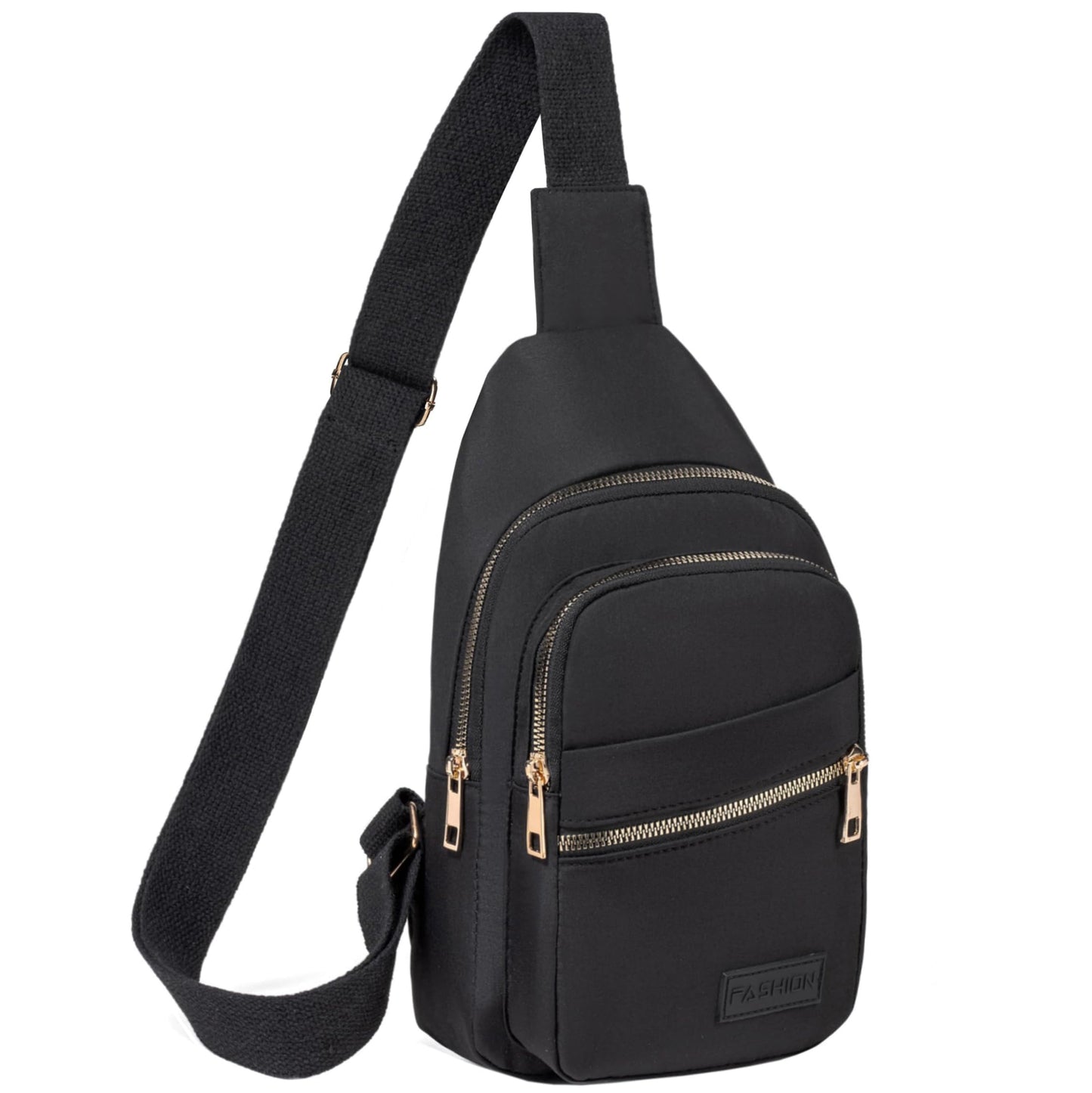 Cross Body Bag Small Sling Bag Crossbody Bags for Women Trendy Fanny Pack Sling Backpack - Black