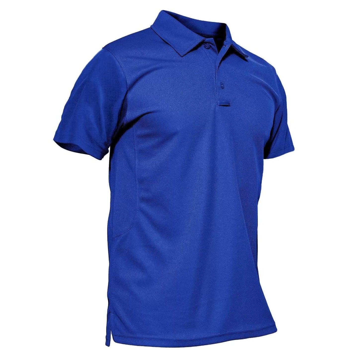 MAGCOMSEN Work Polo Shirts for Men Golf T-Shirts Quick Dry Shirts Summer Shirts Golf Polo Shirts for Men Blue XL