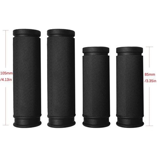 TIKBRO 4Pcs Bike Handlebar Grips,Short Mini Bicycle Handlebar Grips Rubber 85mm 105mm Fit Twist Shift and Revoshift