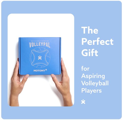 MOTOMY Volleyball Training Equipment Aid ‘VolleyPal’ – Solo Rebounder Trainer for Serve, Spike, Set & Pass; Indoor and Outdoor Practice Gear Gift for Beginners & Experts