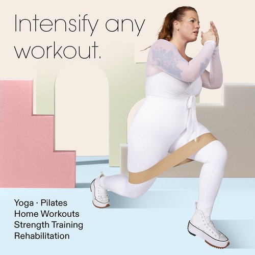 Bala Bands Resistance Bands for Women & Men, 3-Pack - Elastic Exercise Bands for Working Out - Wrist, Ankle, Legs & Booty Bands - Workout Resistance Bands for Yoga, Pilates, Strength Training