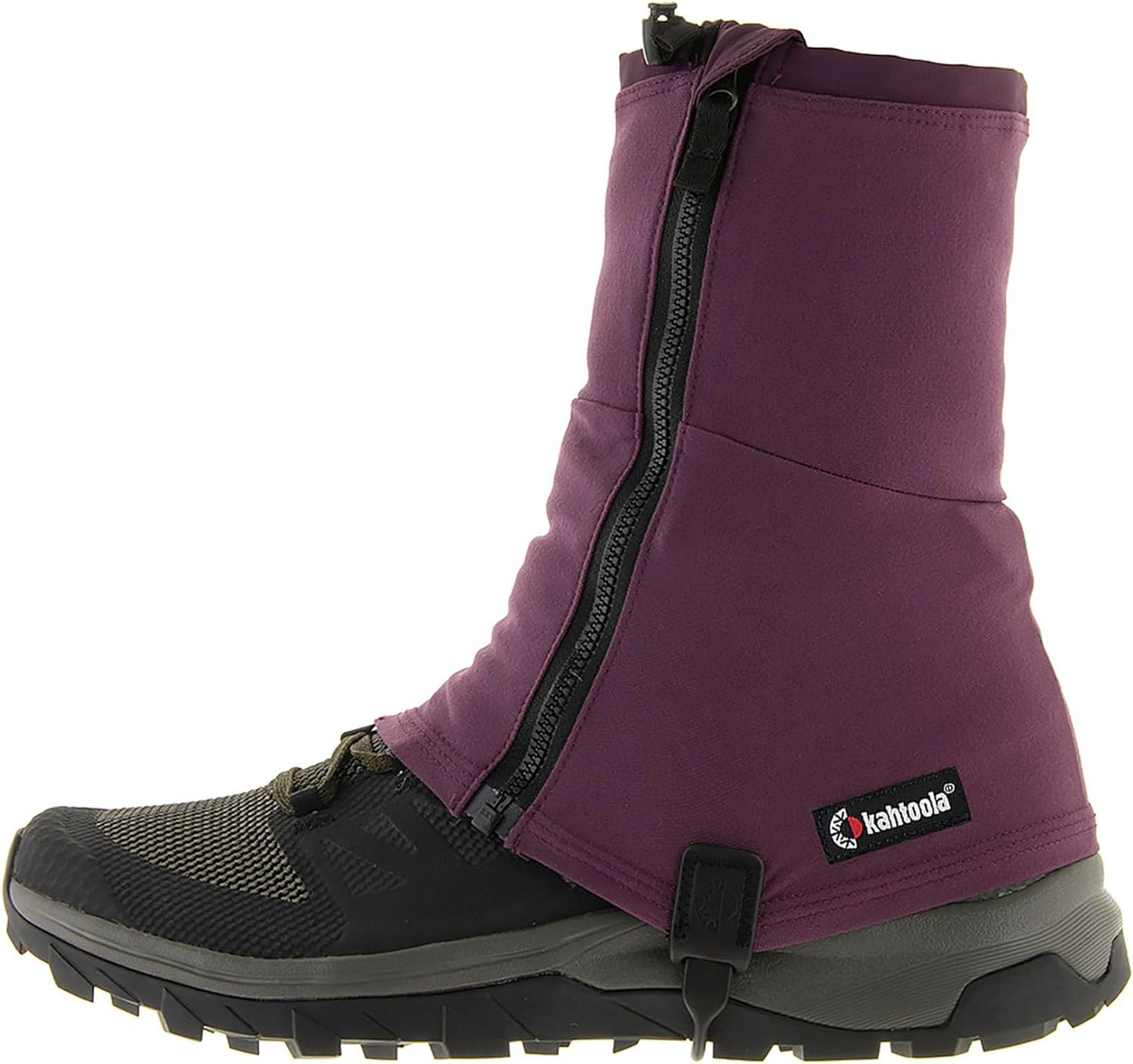 Kahtoola RENAgaiter Mid Gaiters for Hiking, Mountaineering, Trail Running, Shoe & Boot Protection in Mud, Snow & Ice