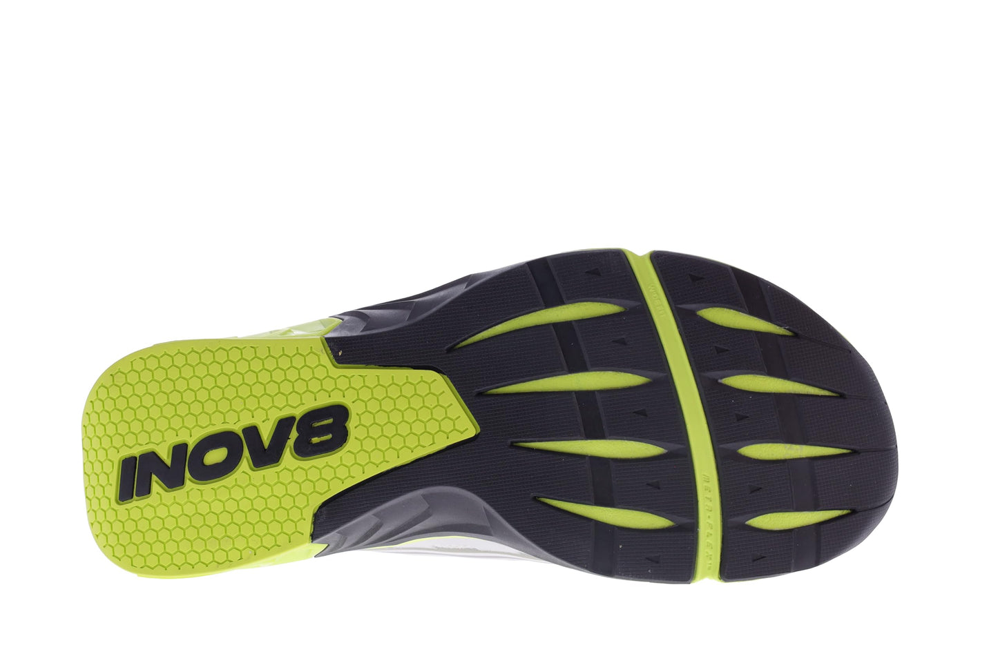 inov-8 Men's F-Lite Max Sneaker, Light Grey/Lime/Black, 11