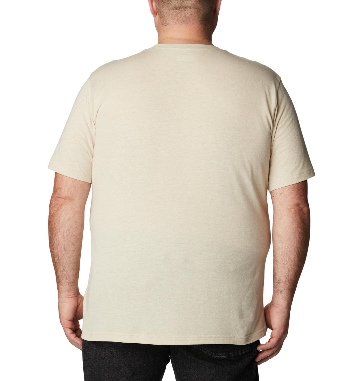 Columbia Men's Thistletown Hills Short Sleeve T-Shirt, Ancient Fossil Heather, Large