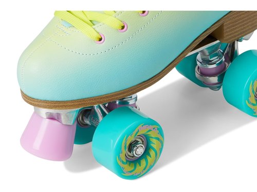 Impala Rollerskates Unisex, Impala Quad Skate (Big Kid/Adult) Lime Spritzer, 7