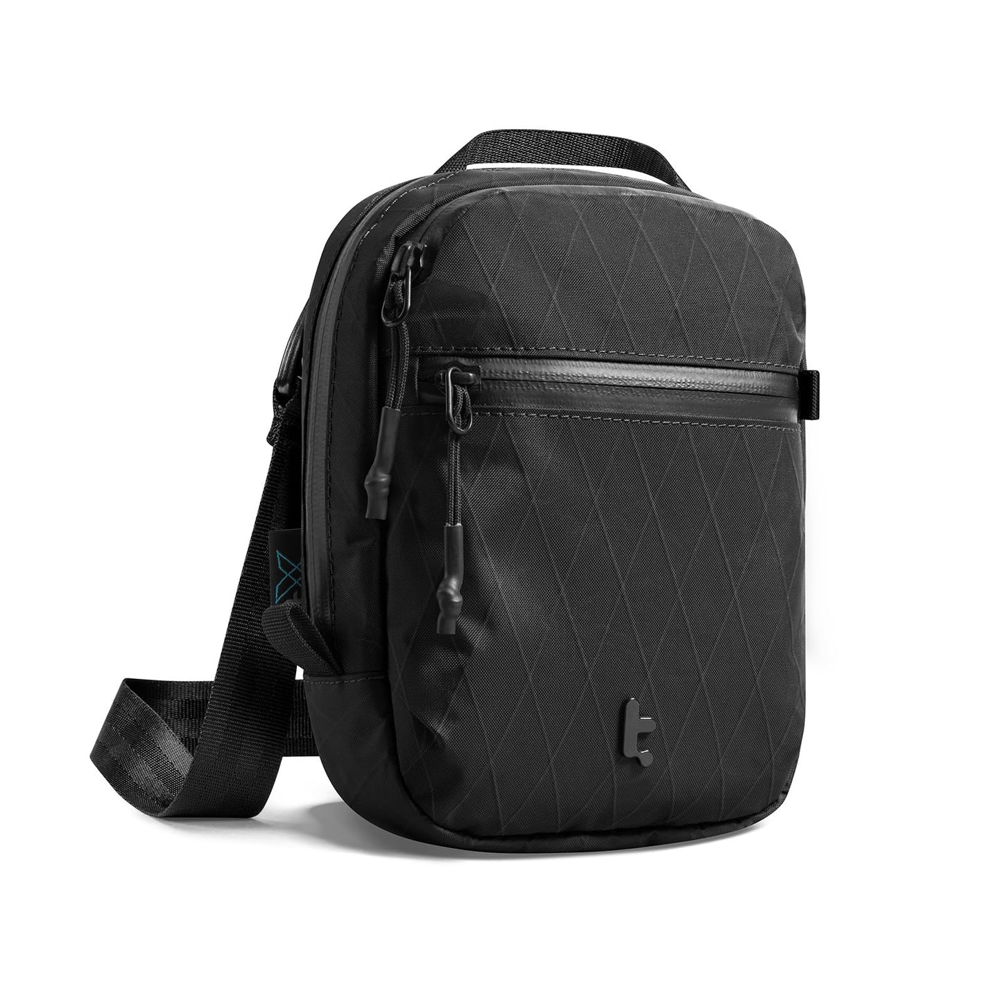 tomtoc Aviator-T37 X-Pac Travel Crossbody RFID Blocking Bag, Holds 4-6 Passports with Anti-theft Lockable Zippers, Multiple Pockets for Cards & Documents – Organizer for Daily Use