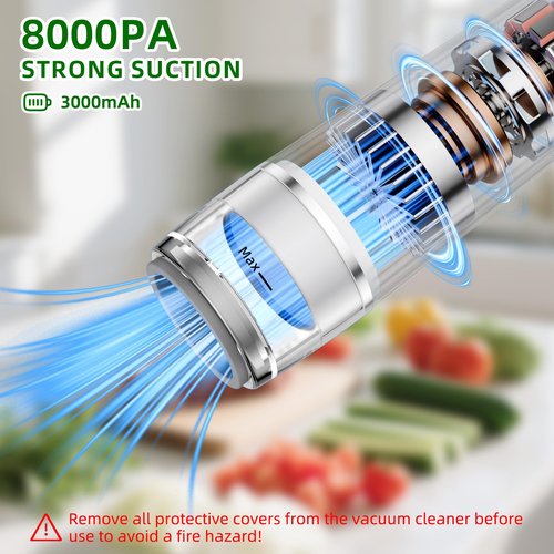 Vacuum Sealer for Food, Handheld Saver Compact Vacuum Sealer Machine with 30 Reusable Bags for 10X Preservation & Fresh
