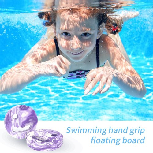 A - Water Aerobics Weights | Aquatic Fitness Discs | EVA Foam Aerobic Workout Discs | Pool Resistancee Aerobic Equipment for Adults & Swimming Beginner - 7.09 Inch in Diamete