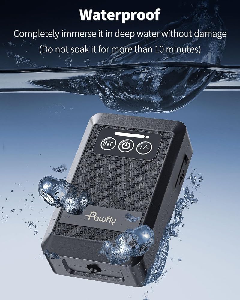 Pawfly Ultra Quiet USB Rechargeable Live Bait Aerator for 5-100 Gallon Buckets - 1.5W, 24-36h Battery Powered