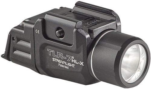 Streamlight 69458 TLR-7 HL-X USB 1000-Lumen Rechargeable Rail Mounted Weapon Light, Includes Interchangeable High and Low Switches, Black