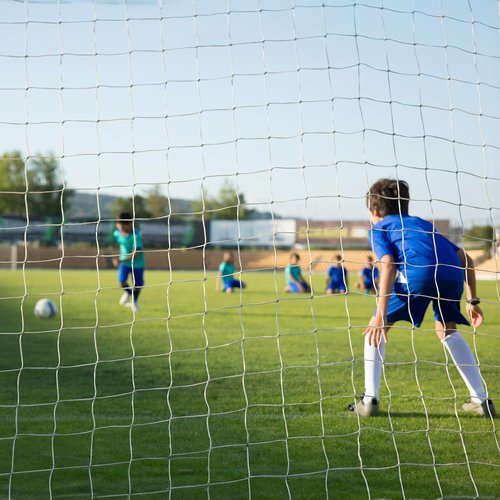 Caprihom Soccer Replacement Goal Net | Full Size Replacement Soccer Net -12FTx6FT| Goal Net w/PE Bag& 26 Push-Pull Ties