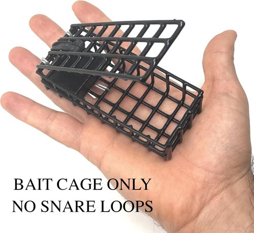 AirFly Bait Cage for Crab Traps, Nets, Rings, Loops - 4”x2”x1”, 5oz, Secure & Durable for Dungeness, Rock & Blue Crabs, Designed in USA