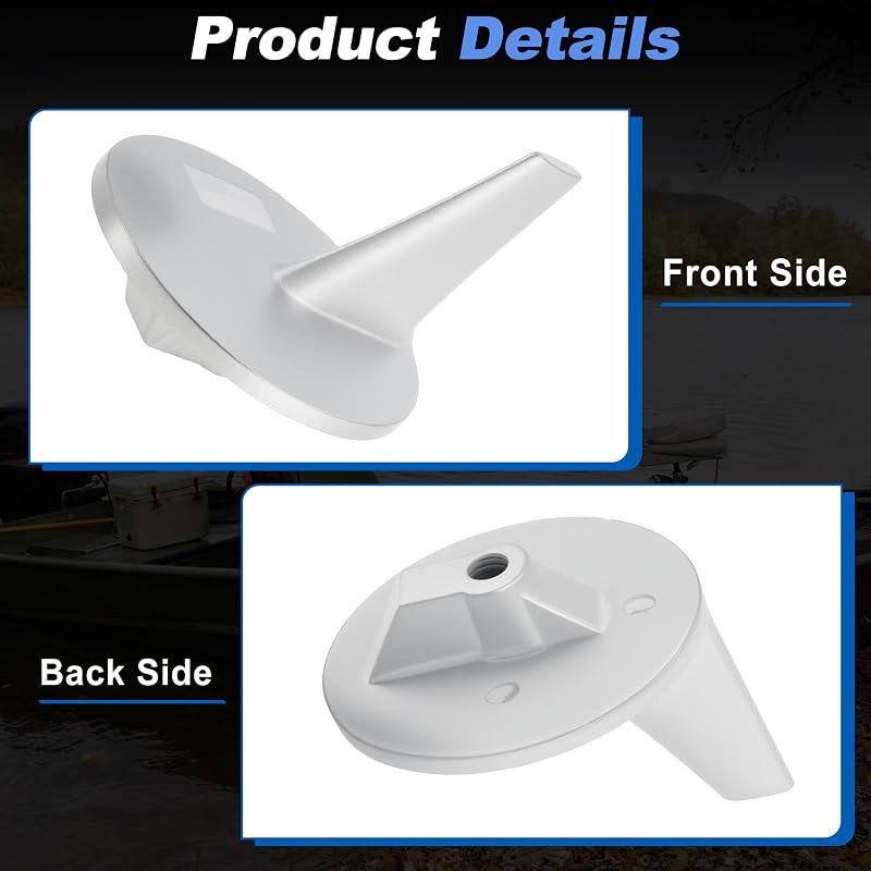 Boat Trim Tab Anode 46399A1 for Mercury/Mariner 35 HP+ - 1x Zinc Sacrificial Anode (Variation: 18-6014A)