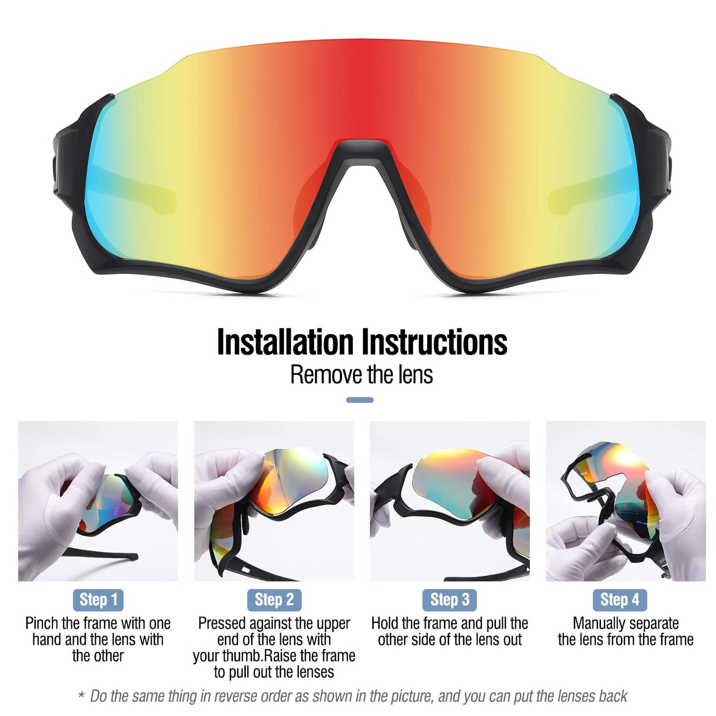 DUCO 4 Lenses Kids Sunglasses Polarized Youth Baseball Sun Glasses Sports Teens Cycling Shades Boys Girls DK280