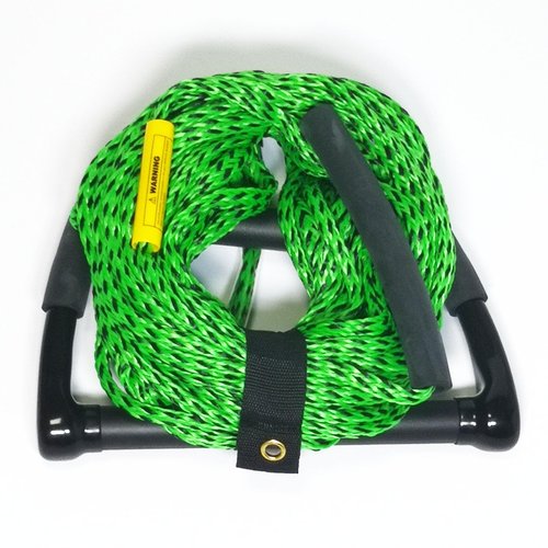 75ft Wakeboard Rope,Water ski Rope,12in Handle and 6in Small Handle with EVA Foam,3 Sections,Tow Rope with Floating Foam (G/B, 12in Handle)