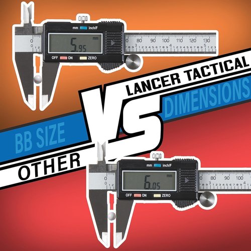 Lancer Tactical Streamline Competition Grade Airsoft BBS 0.25g-0.32g-Made in Taiwan