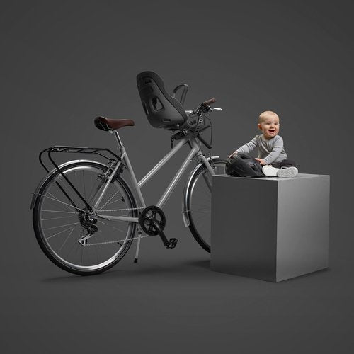 Thule Yepp Nexxt 2 Mini - Front Mounted Child Bike seat - Lightweight & Breathable seat - Adjustable footrests & footstraps - Fast Mount System - 5 Point Harness System - Magnetic childproof Buckle