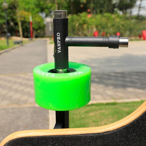 Vanpro skateboard tools skate tool all in oneUsed for installation and maintenance of various skateboards and roller skates，etc.(Snow Black, Pack of 1)