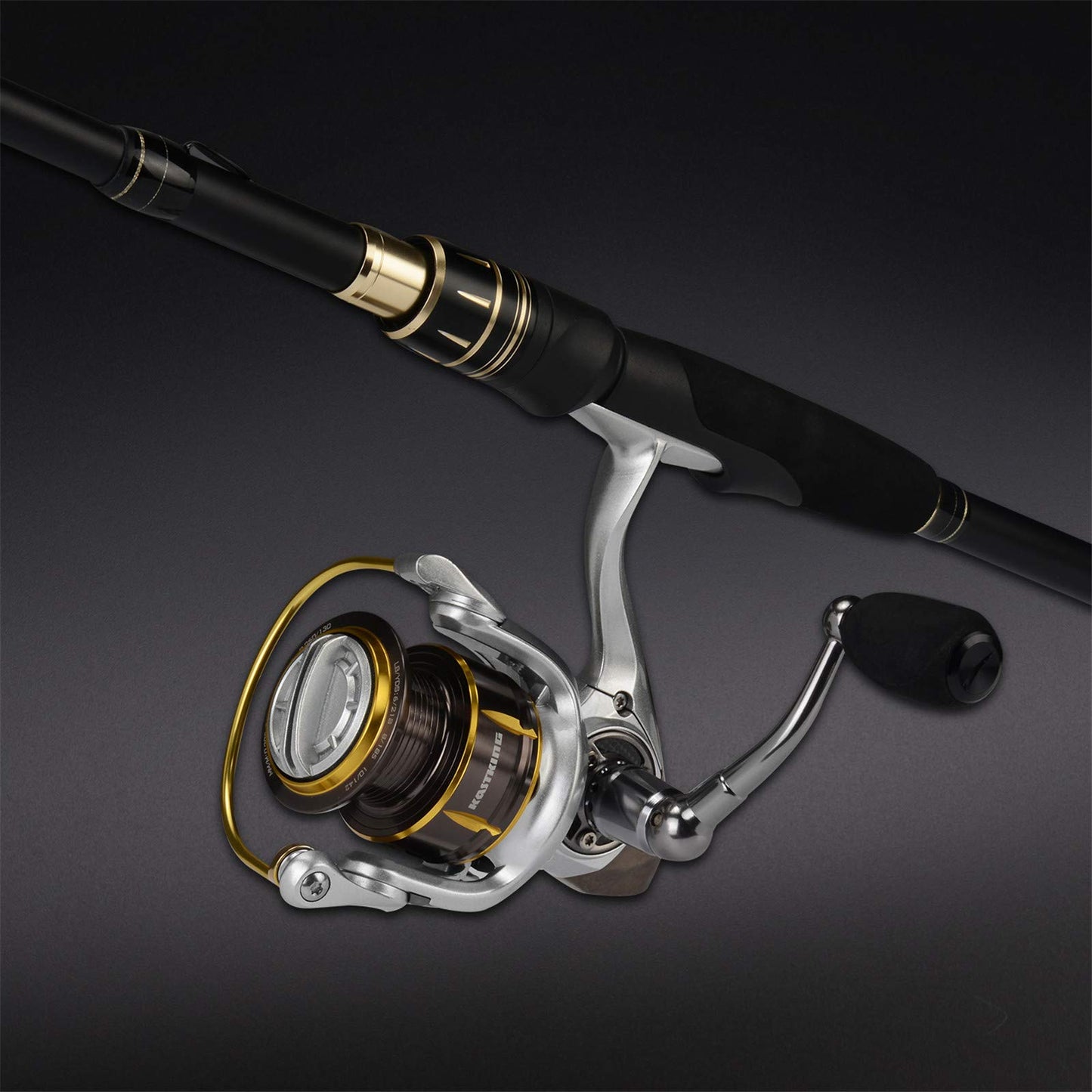 KastKing Blackhawk II Telescopic Fishing Rods, Spinning 6ft 6in-Fast-M Power