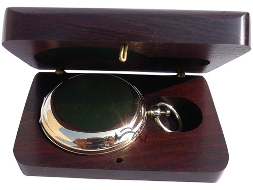 Backpacking Navigation Handmade Brass Personalize Compass for Best Man Get Well Hiking Camping Hunting Trekking Sailing Adventure Travelling Graduation Day Birthday Gifts for Son Back to School