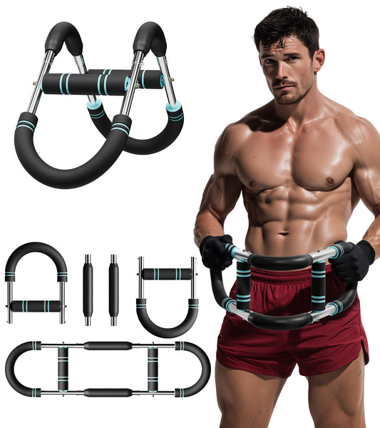 2025 Pro Twister Arm Trainer - 40-100lb Gorilla Bar for Men, Adjustable Chest Workout Equipment & Forearm Strengthener, Multi-Directional Muscle Trainer, Portable Spring Resistance for Home & Gym