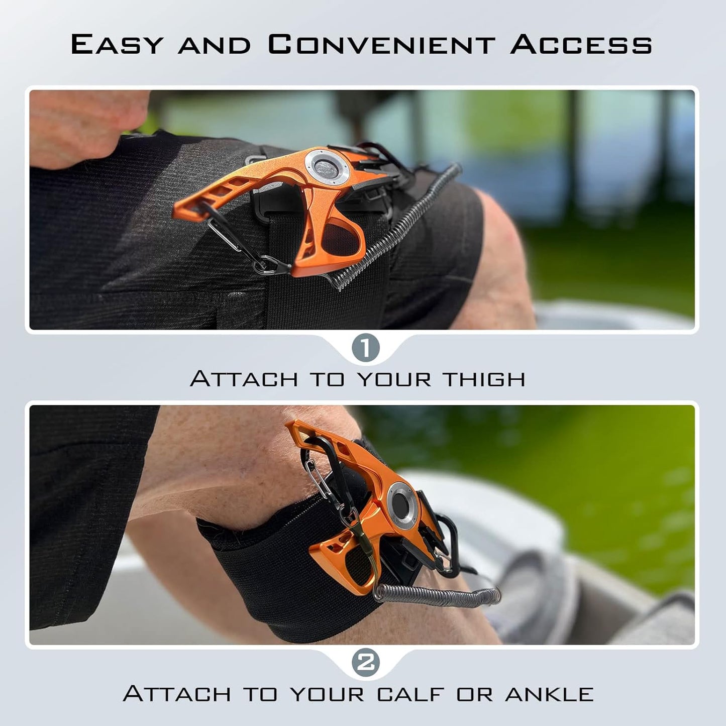 KastKing Micro Gila Fishing Pliers, Integrated Finger Hole, Aircraft Grade Aluminum, Fishing Tools, Saltwater Resistant Fishing Gear, Tungsten Carbide Cutters, Burt Orange
