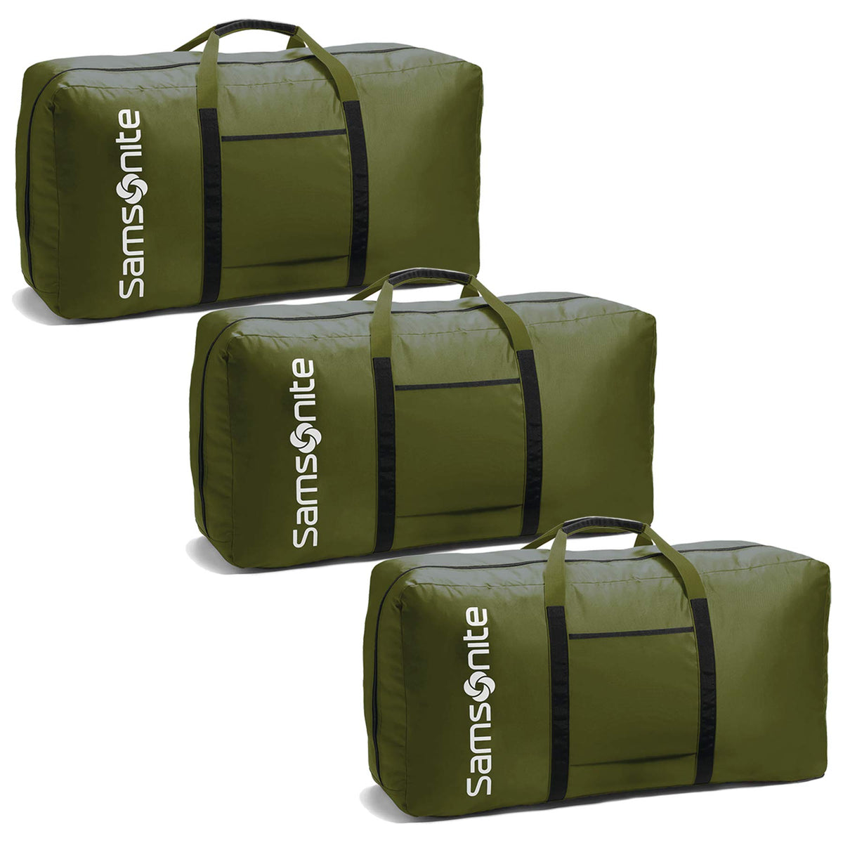 Samsonite Tote-A-Ton 32.5-Inch Duffel Bag, Army Green, 3-Pack
