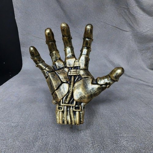 Mechanical Hand Wall Mounted Basketball Holder,Punk Style Garage Ball Storage Rack,Basketball and Soccer Wall Decor Space-Saving Display Stand for Room and Garage,Crafts, Wall Decor, Shelving