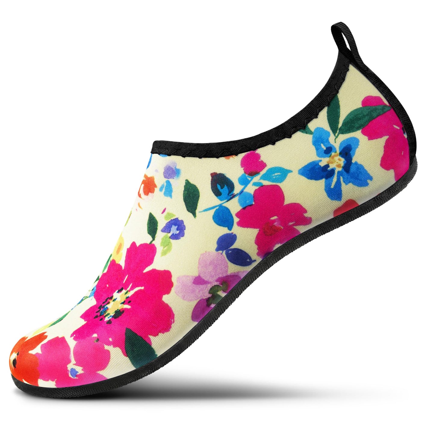 SEEKWAY Water Shoes Women Men Adult Quick-Dry Aqua Socks Barefoot Non Slip for Beach Swim River Pool Lake surf Black Size SK002