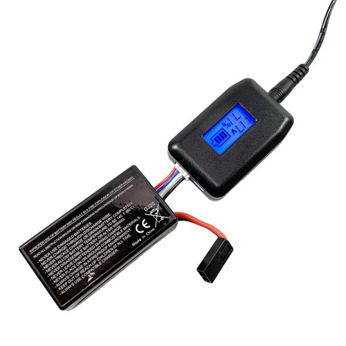 MaximalPower LCD Balancer Charger LiPo Lithium Polymer Airsoft AEG PEQ Connector Mini-Tamiya Plug with 16 G Wire for RC Cars Airplane Airsoft