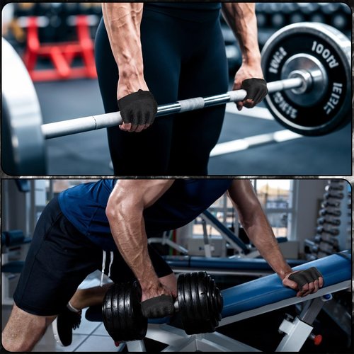 Gym Gloves Lifting Gloves For Women Guantes Para Gym Mujer Minimal Workout Short Micro Weight Lifting Grip Pads Fitness Barehand For Weightlifting(Palm Width 8.2-8.7cm, Palm Circumference 19.5-21cm)